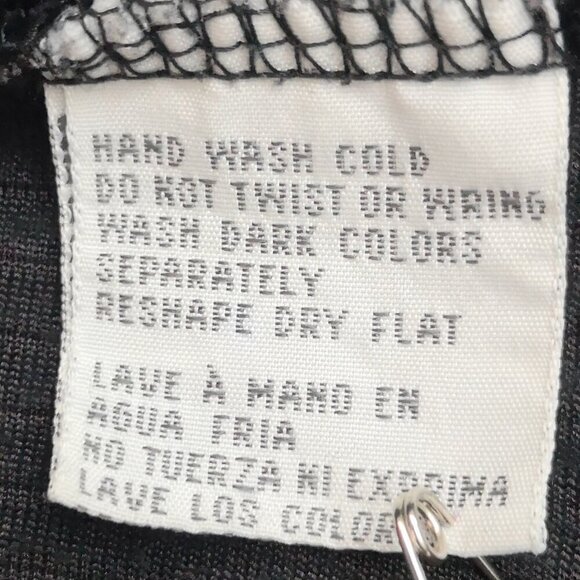 Jones Studio Sport Men's Size Medium Straight Fit Black 1/4 Zip Pullover - Picture 4 of 9